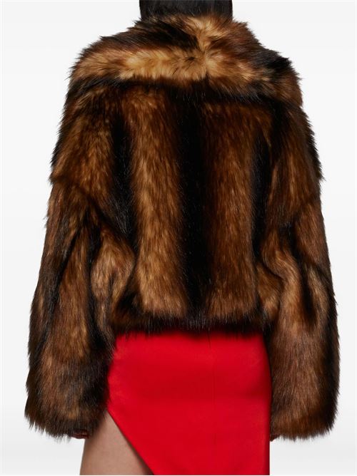 Oversized cropped jacket DAVID KOMA | PF25DK10JBROWN